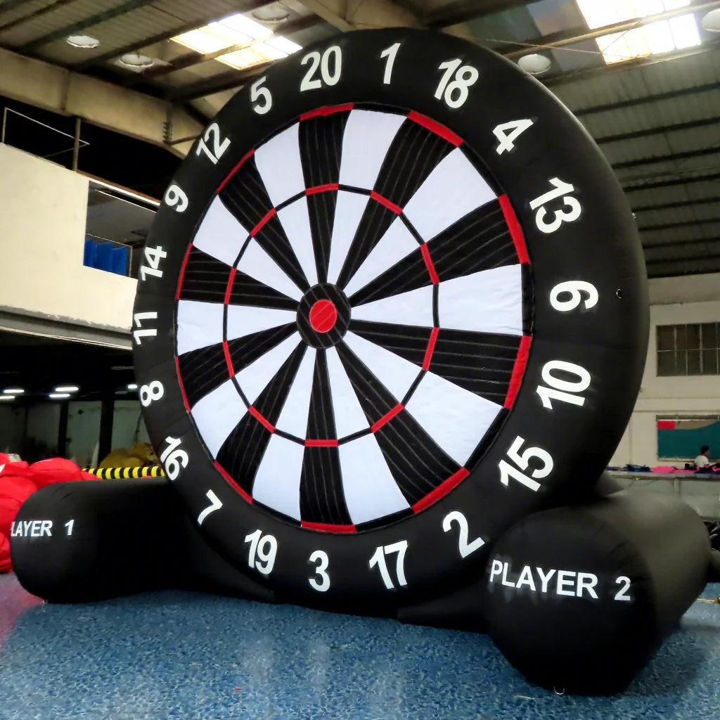5mH Oxford Fabric Inflatable Dart Board and Soccer Darts Outdoor Carnival Game Sport Castle for Sale