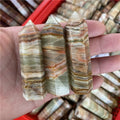 Wholesale Nature Afghanistan Jade Points Healing Crystal Quartz Wand for Decoration