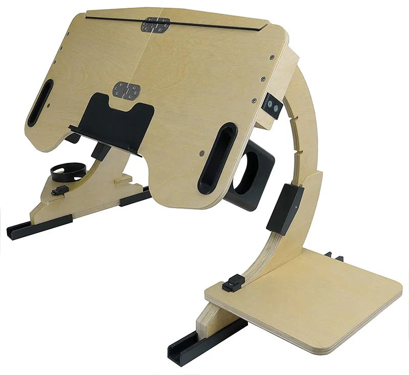 Lie to Play Computer Artifact on the Bed Laptop Desk Wooden Folding Adjustable Angle Function Laptop Desk