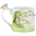 Madou Hand-Painted Irregular Three-Dimensional Flowers Ceramic Mugs Tray Creative Pinched Lilies Valley Tulips Business Gifts