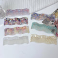 PDANY Anti Static Hot Sale Sturdy Comfortable Acetate Comb Ergonomic Design Eco Friendly Material Cellulose Acetate Combs