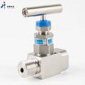 Stainless Steel Pressure Gauge Needle Valve with Dual Ferrules and Male Thread NPT