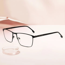 Wholesale Anti Blue Light Blocking Eyeglasses Retro Square Eyewear Custom Logo Optical Spectacle Frame Eye Glasses for Men