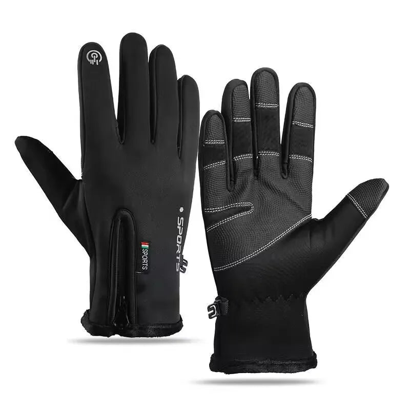 Winter Glove Touch Screen Fingers Warm Gloves Insulated Anti-Slip Windproof Waterproof Cycling Riding Running Work for Men Women