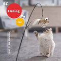Simulation Bird Interactive Cat Toy Funny Feather Bird With Bell Cat Stick Toy for Kitten Playing Teaser Wand Toy Cat Supplies