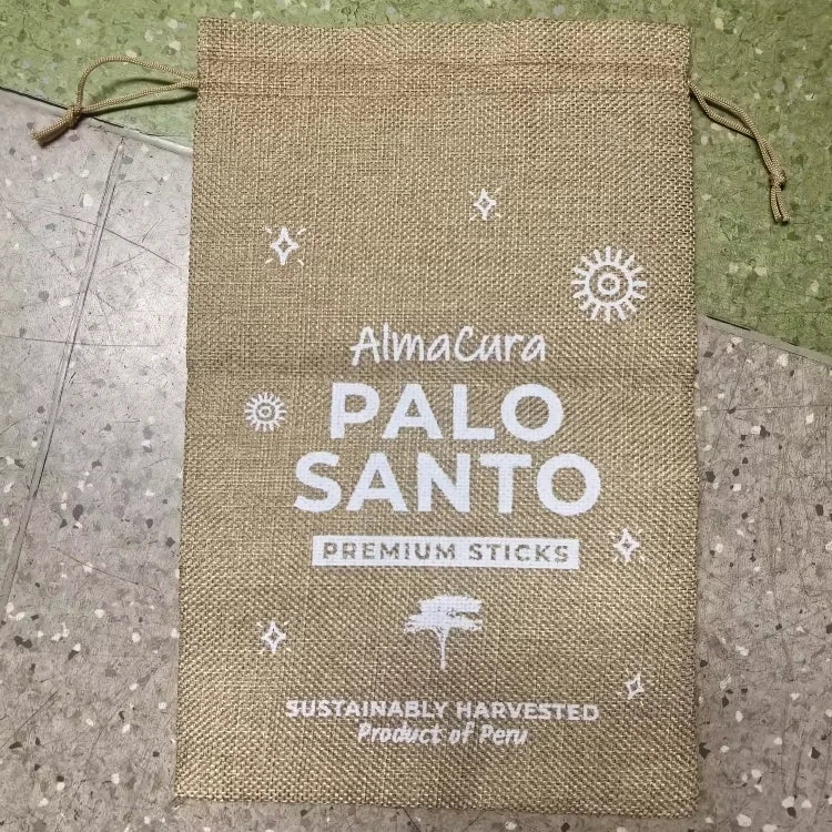 7*9 Inch Custom  Hemp Reusable  Small Bulk Pack for Mugs Mason Jars Christmas Advent  Holiday Gift Bags  Burlap Bag