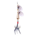 8.8CM 10.7G Artificial Pesca Fishing Lures Peche Composite Sequins Spinner Spoon With Treble Hook