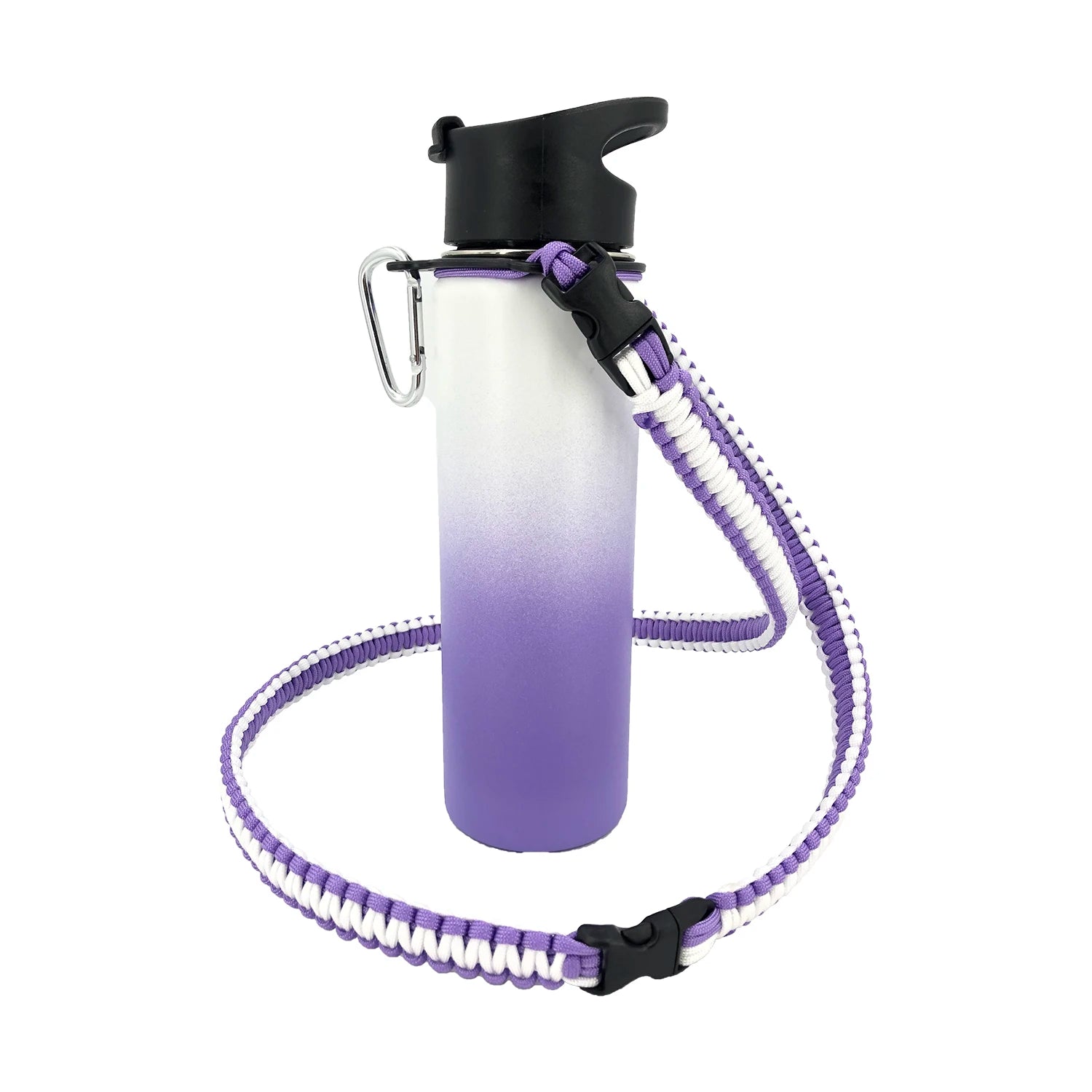 Hot Selling 12-64OZ Wide Mouth Water Bottle Handle With Long Shoulder Strap Hiking Bottle Accessories