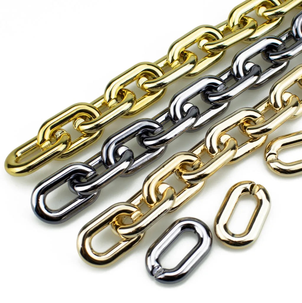 Acrylic Chain UV Buckle Plastic Good Quality Jewelry Accessories Making ABS Elastic Bracelet String China Women Necklace