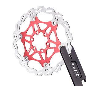 ZTTO Bottle Opener With Rotor Truing Slot Wrench Brake Rotor Alignment Truing Tool MTB Disc Repair Tools Bicycle Brake Disc Tool