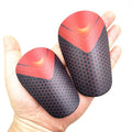 2024 Wholesale In-Stock Custom LOGO Mini Football Rugby Shin Guard with Honeycomb Surface Protection Stabilizer Available Stock