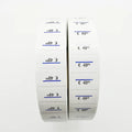 Brand New Adhesive Sticker Rolls Cute Piggyback Label in Red Black Blue Colors for Clothing and Shoes