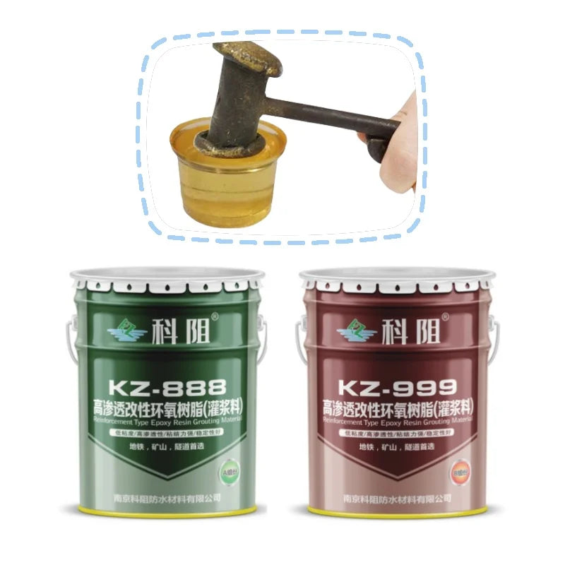 Wholesale A/B Modified Eco-Friendly High Strength Low Viscosity Epoxy Resin Epoxy Grout Liquid Material Concrete Repair
