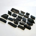 Black Tourmaline Rough Natural Crystal Mineral Raw Black Tourmaline Stone Mixed Sizes