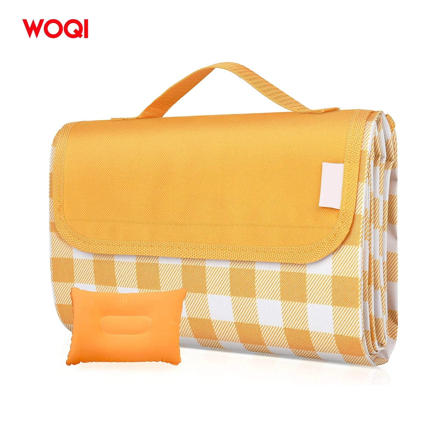 WOQI  Waterproof Custom logo Rug Blanket Sand Free Beach Mat for Camping Picnic