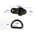Deepeel B2-1 Bag Accessories Sewing Hardware Carabiner Hook Shoe Clasp Bag D Ring Buckle