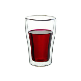 Good Quality Clear Reusable Borosilicate Glass Thermal Double Wall Vacuum Insulated Coffee Cup 250ml/8oz Giveaways