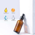 Cheap Price Graduated Essence Serum Bottle 30ml 50ml 100ml Empty Amber Brown Essential Oil Dropper Bottle