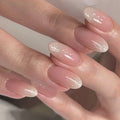 24 PCS Naixi Nails Free Sampls Hot Selling ABS Artificial False Press on Acrylic Artificial Fingernails