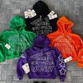 Custom Rhinestone Hoodie Unisex 100% Cotton 600 Gsm French Terry Acid Wash Distressed Zip up Hoodie Manufacturers Custom logo