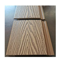WPC Panel Waterproof Smooth Modern Outdoor Deep Wood Grain Wall Claddings 25mm Thick Hualong Brand 5-Year Warranty