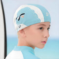 Thermal Print Durable Swimming Hat Waterproof Silicone Swim Cap