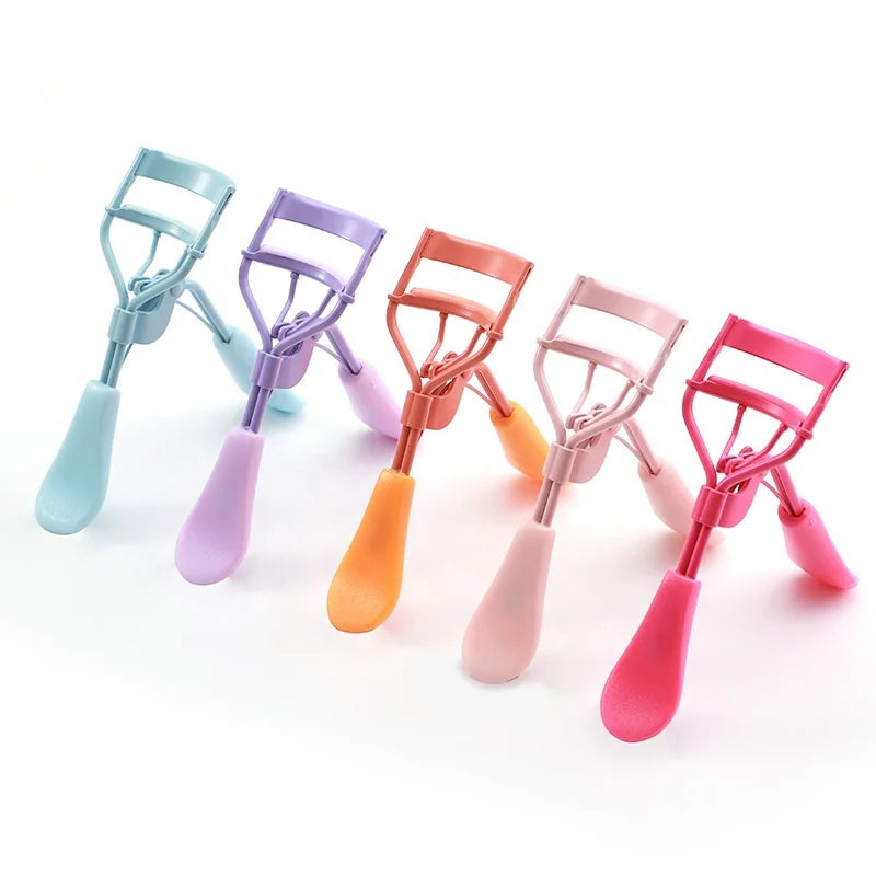Wholesale Beauty Care Popular Pink Eyelash Curler Makeup Lash Curler Salon Metal Eyelash Curler