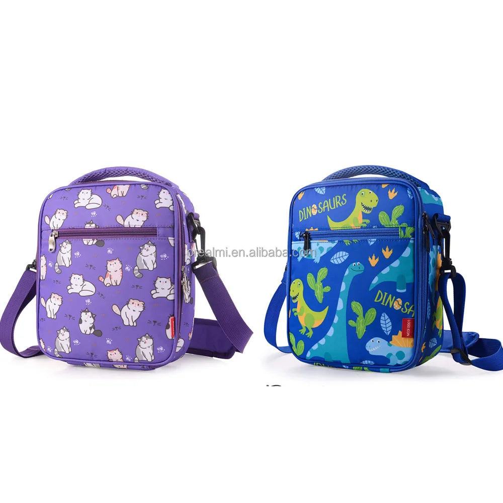 Cute School Picnic Thermal Teen Girls Boys Kids Children Insulated Soft Mini Cooler Lunch Box Bags