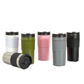 New Style Insulated French Press Mug Double Wall Stainless Steel 450ml French Press Tumbler Travel Coffee Press Tumbler