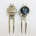 Factory Direct Bulk Custom Golf Divot Tool and Metal Ball Marker Golf Set for Gifts