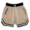 Hot Sale 100% Polyester Running Basketball Training Shorts Breathable with Elastic Waist Closure Pockets Plain Dyed Technique