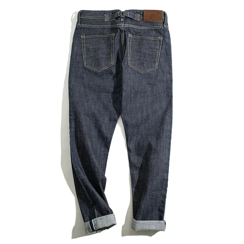 Fitspi Wholesale Workwear American Retro Straight Denim Spring and Autumn Amekaji Dark Jeans Dropshipping for  Wish Ebay
