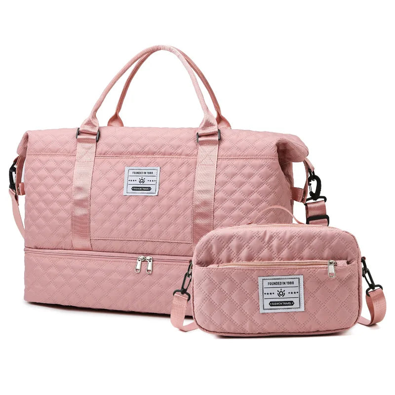 New Travel Mother-in-law Dry and Wet Separation Fitness Large Capacity Yoga Sports Bag Maternity Boarding Bag