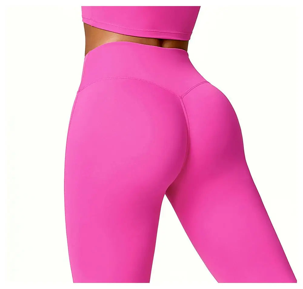 Women Butt Lift Workout Pants Compression Sportswear High Waisted Yoga Leggings Activewear