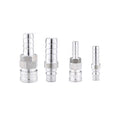 Quick Self-Locking Stainless Steel 304 NPT Thread Smooth Surface Corrosion Resistant Air Hose Male Female Coupler