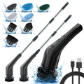 2025 New Style Design Electric Spin Scrubber Cleaning Brush Household Plastic Dusting Brush Carpet Cleaning Toilet