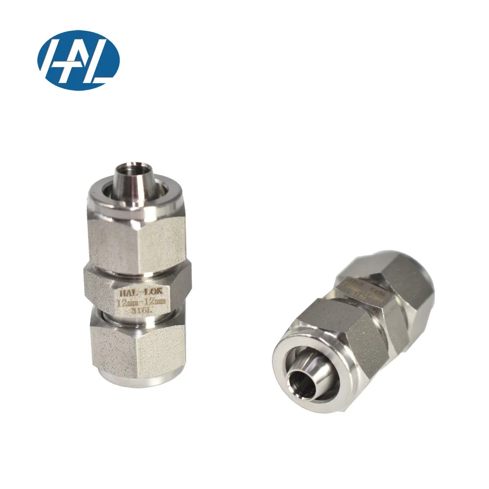 HAL-LOK SBPF-12 Swagelok Parker Replacement Straight Fast Twist Quick Connector High Quality 304 316 316L Stainless Steel