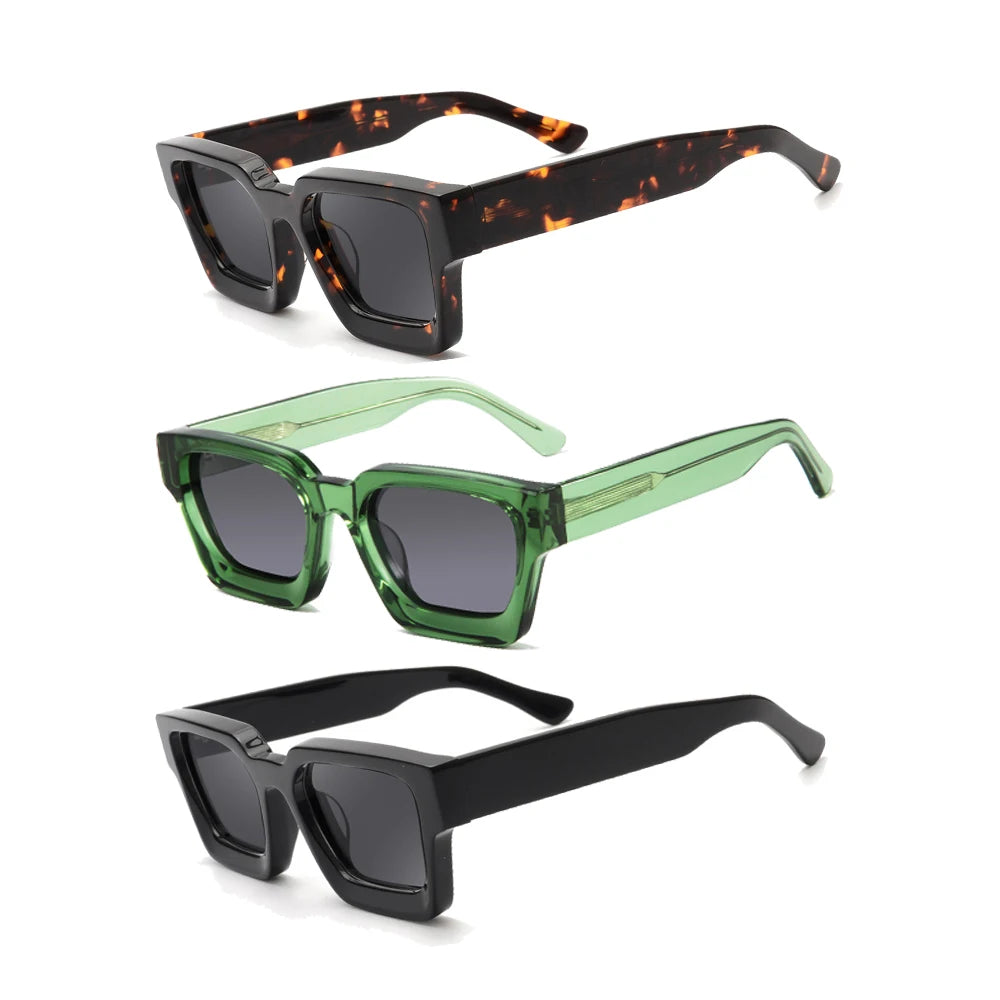 1439S Custom Luxury Eyewear Oversized Gafas De Sol Handmade Thick Men Women Vintage Polarized Acetate Frame Sunglasses