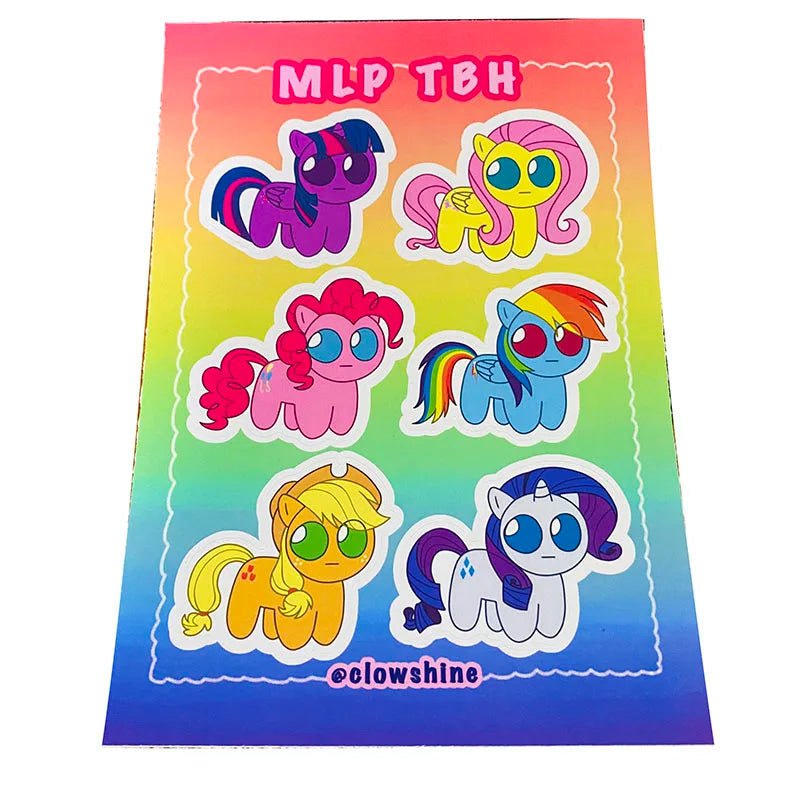 Custom Die Cut Paper Sticker Sheets Planner Stationery Vinyl Stickers