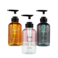 Hot Sale PET Plastic 300ml 500ml Body Wash Toner Shower Gel Liquid Soap Conditioner Bottle Shampoo Bottle for Lotion
