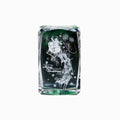 Factory Wholesale Merry Christmas Gifts Decoration 3d Laser Crystal Crafts for Christmas