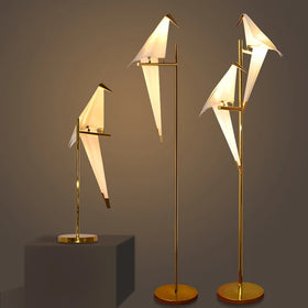 Fancy Indoor Lighting Standing Floor Lamp With Bird Shade Decor Indoor Lamp JY5101