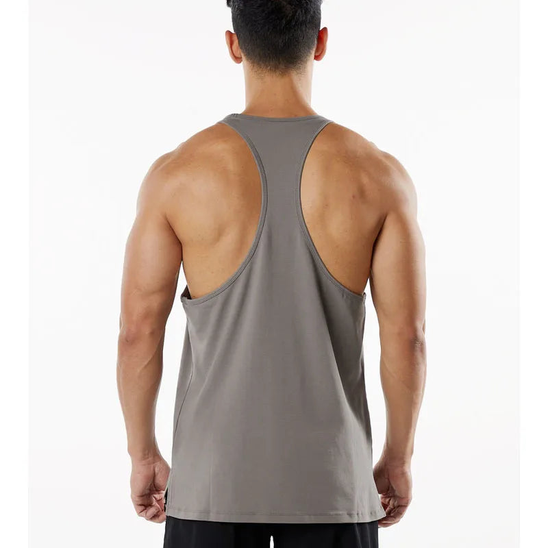 Aola Gym Men's Muscle Sleeveless Tank Top Breathable Quick Dry Sport Workout Top