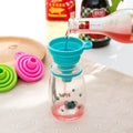Kitchen Funnel Kitchen Gadgets Accessories Foldable Silicone Collapsible Funnels for Filling Water Bottle Liquid Transfer