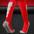 LINGTU Wholesale Knee High Non-Slip Football Grip Socks Over Knee Long Football Stockings Soccer Pro Socks Rutschfeste Socken