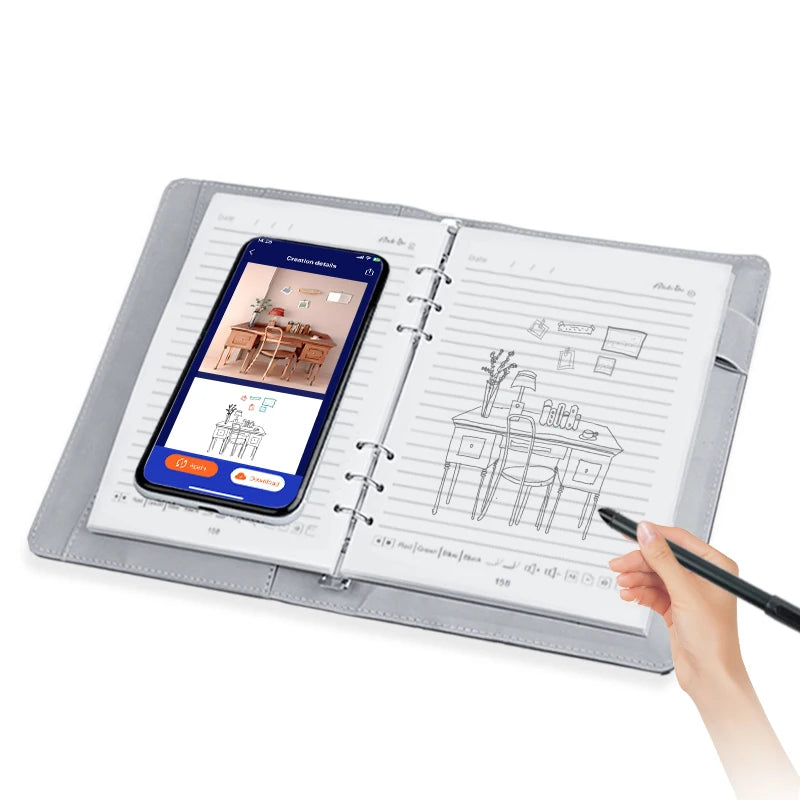 Factory Price AI Drawing Book AI To Generate Effect Images  Power Bank Wireless Charging Smart Notebook With Pen And AI Software