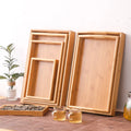 Customized Size Bamboo Material High Quality With Varnish Finish Wooden Tray for Fruit Storage