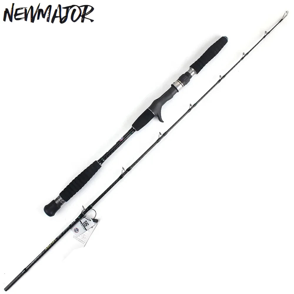 Lurekiller 1.75M PE 2-5 JIG 80-200G Power Jigging Rod Full Fuji Parts Carbon Hardness Saltwater Ocean Boat Fishing Rod Fast