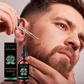 100% Pure Cedarwood Vegan Herbal Men's Beard Oil Private Label Nourishing & Fast Healthy Growth Softening