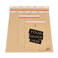 Custom Printed logo Rigid Hard Flat Cardboard A4 A5 Photo Documents Shipping Biodegradable Paper Envelopes Mailing Bags